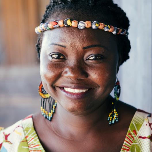 Pauline Mayday, erfolgreiche Jungunternehmerin aus Kamerun.