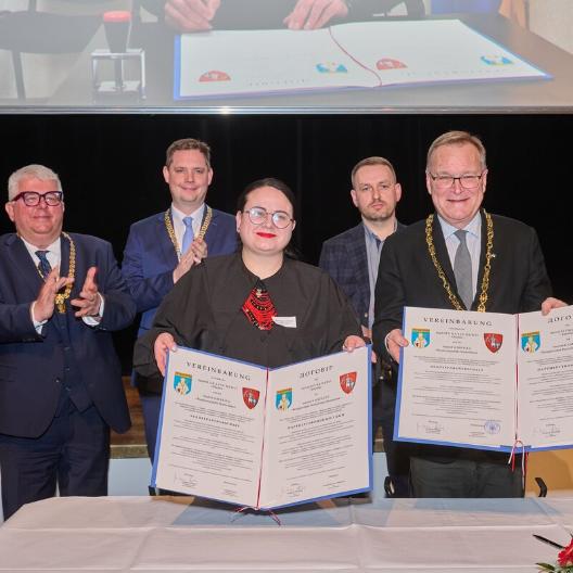 Unterzeichnung der Städtepartnerschaft Bamberg - Mukachevo